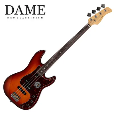 DAME 데임 베이스기타 PS5 Tobacco Sunburst