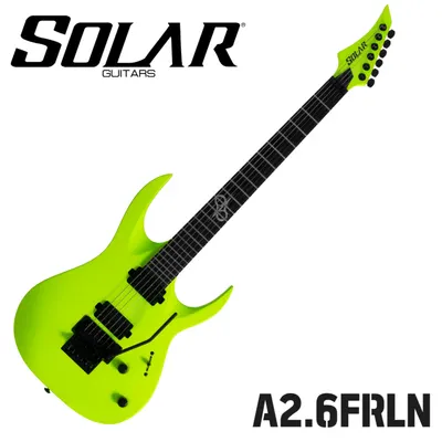 SOLAR 솔라 일렉기타 - A2.6FRLN (Lemon Neon Matte)