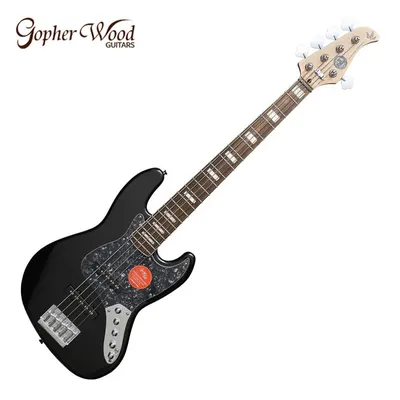 Gopher Wood 고퍼우드 베이스기타 J-classic VI 5st BLACK6005B
