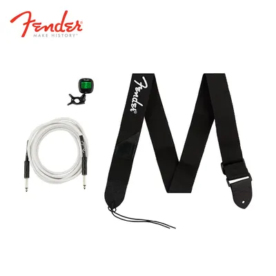 Fender 펜더 악세사리 패키지 Accessory Essentials Pack 케이블/튜너/스트랩 (099-2018-005)