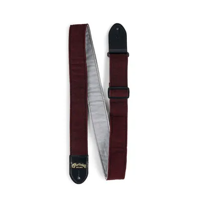 Martin 마틴 기타 스트랩 Sea Wool Strap Burgundy Tweed (18A0149)