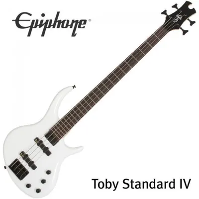 Epiphone 베이스기타 Toby Standard IV Alpine White (EBD4AWBH1)