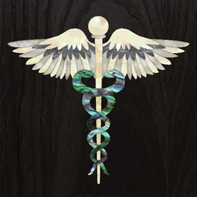 인레이 스티커 Inlay Stickers Body Caduceus (Snake on a sword) No.86