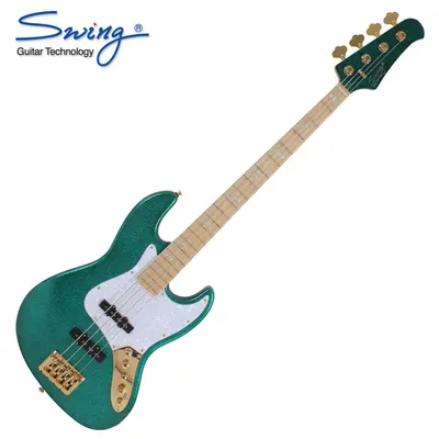 Swing 스윙 베이스기타 Jazz Deluxe 4 Teal Green
