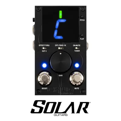 Solar 솔라 이펙터 CHUG TUNER PLUS 페달튜너+게인부스터