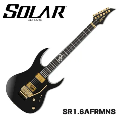 SOLAR 솔라 일렉기타 SR1.6AFRMNS Midnight Sky Black Metallic Gloss-플루언스 모던 픽업
