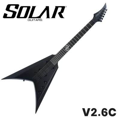 SOLAR 솔라 일렉기타 V2.6C Carbon Black Matte
