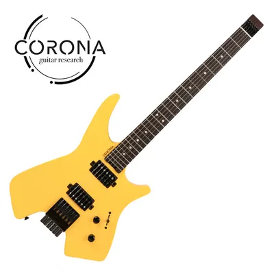 Corona 코로나 Gravity NT 헤드리스 일렉기타 (YLW/WG) / Yellow, Wenge Neck