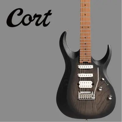 콜트기타 Cort 일렉기타 X700 Triality Open Pore Black Burst