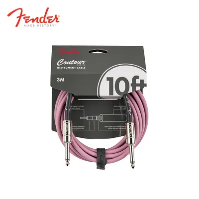 Fender 펜더 악기케이블 Contour Series Instrument Cable 10ft 3M Burgundy Mist (099-0571-166)