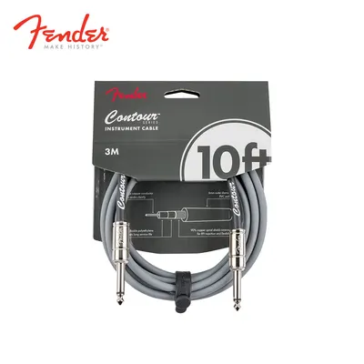 Fender 펜더 악기케이블 Contour Series Instrument Cable 10ft 3M Inca Silver (099-0571-124)