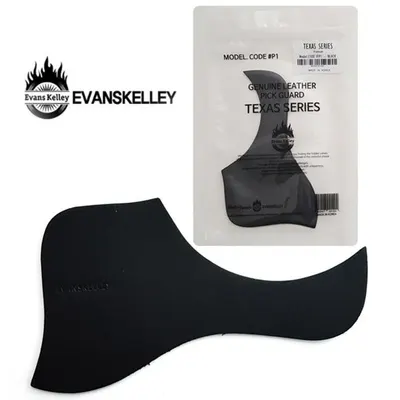 Evanskelley 통기타용 가죽픽가드 Black / TEXAS Series B Type (테일러형)