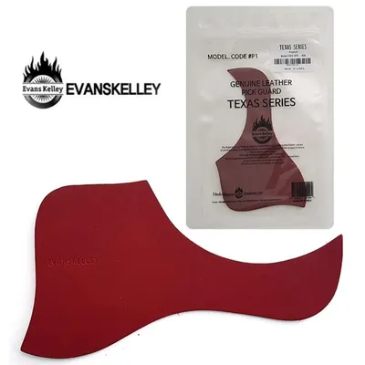Evanskelley 통기타용 가죽픽가드 Red / TEXAS Series B Type (테일러형)