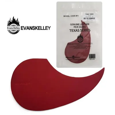 Evanskelley 통기타용 가죽픽가드 Red / TEXAS Series A Type (마틴형)