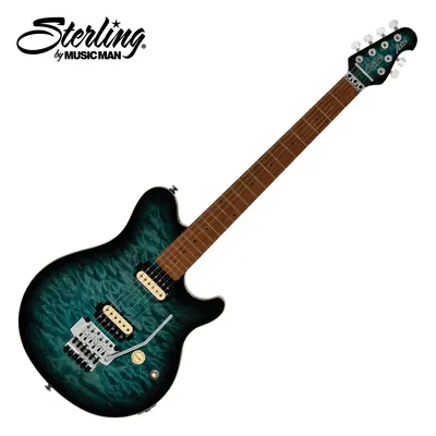 Sterling by MusicMan 일렉기타 Axis AX50QM Yucatan Blue