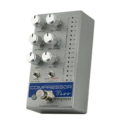 Empress effects 이펙터 Compressor Bass 엠프레스 이펙츠 컴프레서 베이스 (Silver)