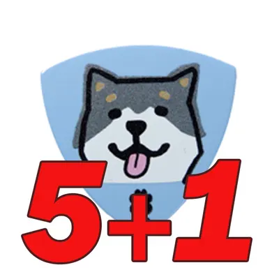Daiking 다이킹 쿠로시바이누 트라이앵글 피크 1.0mm