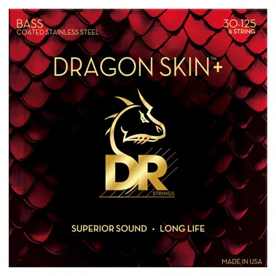 DR 디알 6현 베이스 스트링 Dragon Skin+ Bass Stainless Steel [DBS6-30] (30-125)