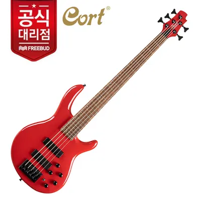 Cort 콜트 베이스기타 C5 Deluxe Candy Red