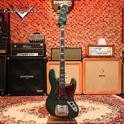 Fender USA Custom Shop LTD 1966 Jazz Bass Journeyman Relic Aged Sherwood Green Metallic (923-6053-112)