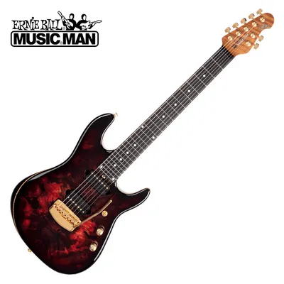 Music Man 뮤직맨 일렉기타 Jason Richardson 7 Cutlass Guitar Rorschach Red (810-BE-50-00)