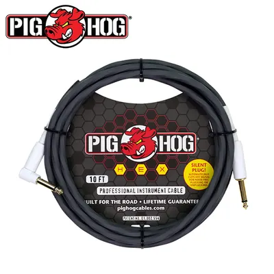 PIG HOG 사일런트 악기 케이블 HEX Silent Cable S/A Grey 3M (PHSH10GRR)