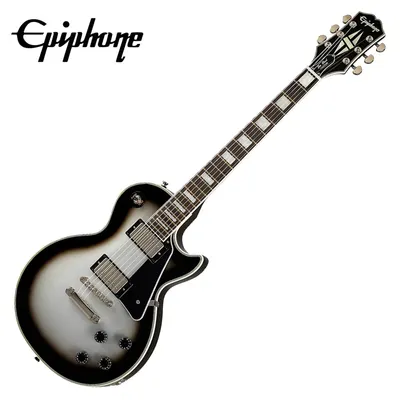 Epiphone 에피폰 일렉기타 Les Paul Custom Silver Burst / Incl. Premium Gig Bag (EILPCSBNH3)