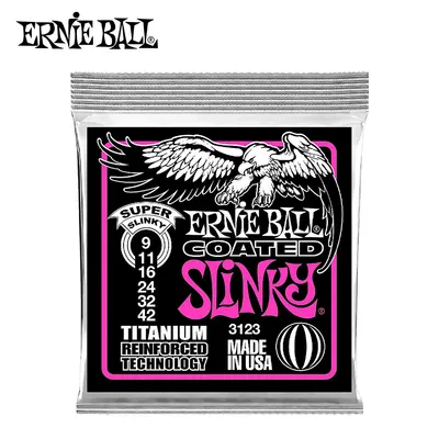 Ernie Ball 어니볼 일렉기타줄 Coated Electric Titanium RPS Super Slinky [3123] (009-042)