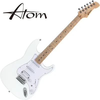 Atom 아톰 일렉기타 S1 White (메이플 지판)