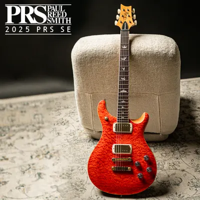 2025 PRS 출시! PRS SE 2025 일렉기타 McCarty 594 Quilt - LTD Ver.2 - Blood Orange
