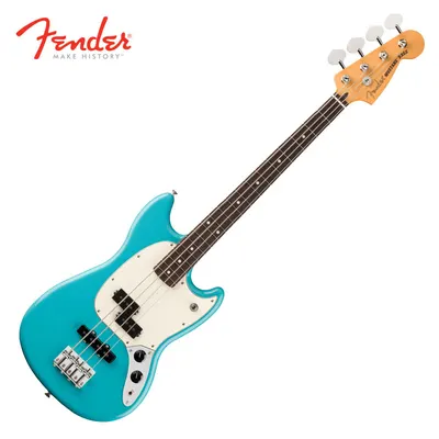 Fender Mexico Player II Mustang Bass PJ RW Aquatone Blue (014-0490-518)