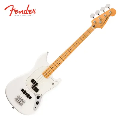 Fender Mexico Player II Mustang Bass PJ RW Polar White (014-0492-515)