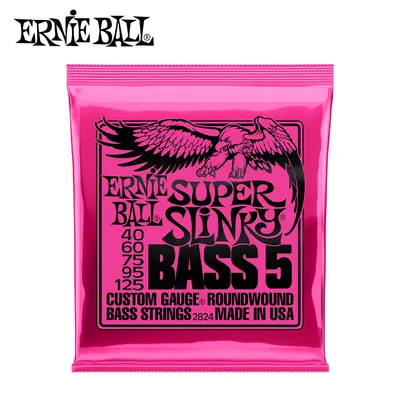 Ernie Ball 베이스기타 스트링 Super Slinky 5-string Nickel Wound 5현 [2824] (040-125)