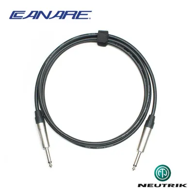 Canare 카나레 커스텀 악기 케이블 뉴트릭 커넥터 GS6 S/S (CN6-TS) - 길이 선택 가능