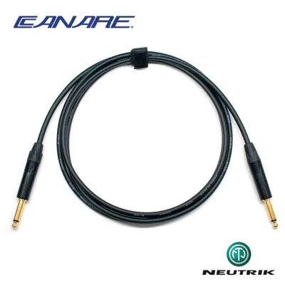 Canare 카나레 커스텀 악기 케이블 뉴트릭 골드 GS6 S/S (CN6-TSB) - 길이 선택 가능