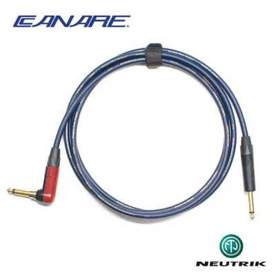 Canare 카나레 커스텀 사일런트 악기 케이블 뉴트릭 골드 GR6L S/L (CN6L-SR) - 길이 선택 가능