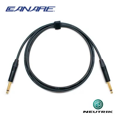 Canare 카나레 커스텀 악기 케이블 뉴트릭 골드도금 GS-6 S/S (CN6-TSB) - 길이 선택 가능