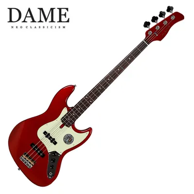 DAME 데임 일렉베이스 VS5 Candy Apple Red