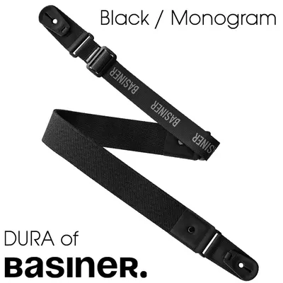 Basiner 스트랩 Dura Strap Black / Monogram with Strap Lock