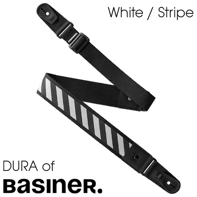 Basiner 스트랩 Dura Strap White / Stripe with Strap Lock