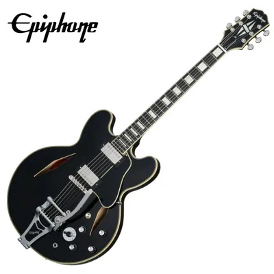 Epiphone 에피폰 일렉기타 Shinichi Ubukata ES-355 Custom Ebony (IGES355CSUEBNB3)