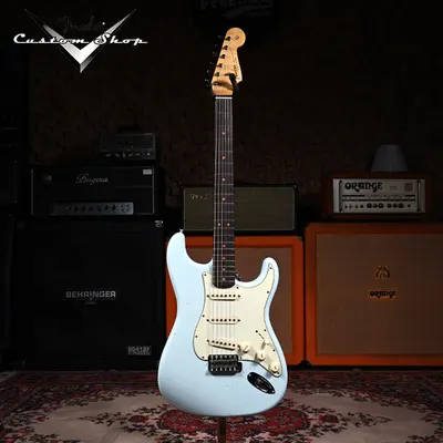 [전시] Fender USA Custom Shop S21 LTD 64 Stratocaster Journeyman Relic Faded Aged Sonic Blue (923-1013-169)