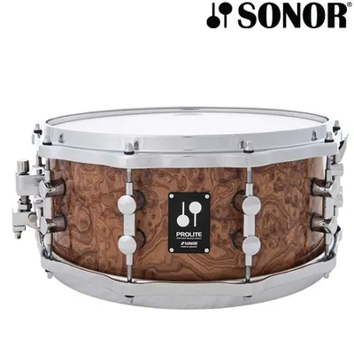 Sonor ProLite 스네어드럼 14 x 5 인치 Chocolate Burl 클래식SD추전 15810378