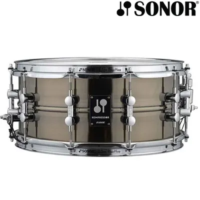 Sonor Kompressor 스네어드럼 14 x 6.5 Brass Black Nickel Plated 17710601