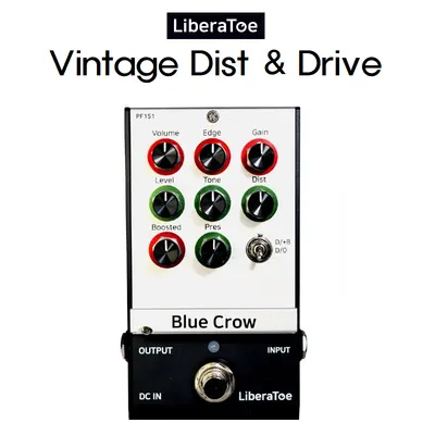 Liberatoe 리베라토 이펙터 Blue Crow (빈티지 디스토션 & 오버드라이브)