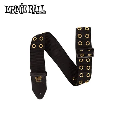 Ernie Ball 어니볼 스트랩 Hole Lotta Metal Gold [P05398]