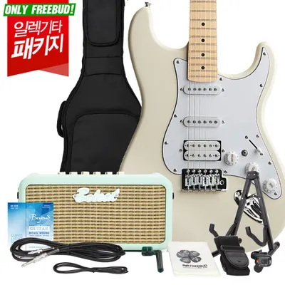 프리버드 가성비 앰프 풀 패키지! Gopher Wood 고퍼우드 일렉기타 S-classic III BLACK300/WHITE301