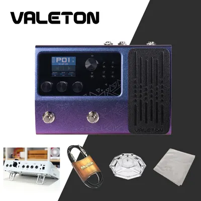 [리미티드 에디션] Valeton GP-100VT 멀티-이펙트 프로세서 / Jewel Violet 컬러 (전용 어댑터 포함)