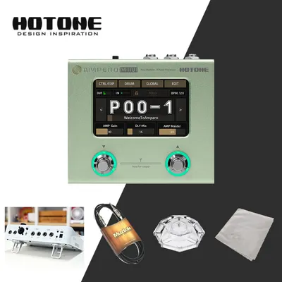 Hotone 핫톤 Ampero Mini 앰프 모델러 & 이펙트 프로세서 / MP-50MC (Matcha)
