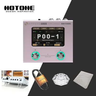 Hotone 핫톤 Ampero Mini 앰프 모델러 & 이펙트 프로세서 / MP-50PT (Purple Taro)